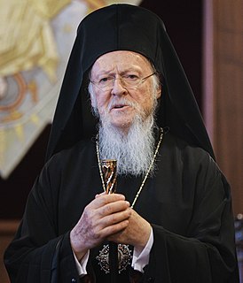 Ecumenical Patriarch Bartholomew I of Constantinople