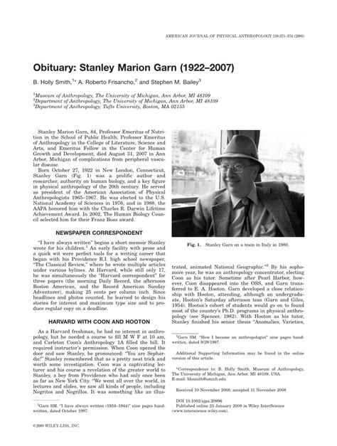 Stanley Marion Garn