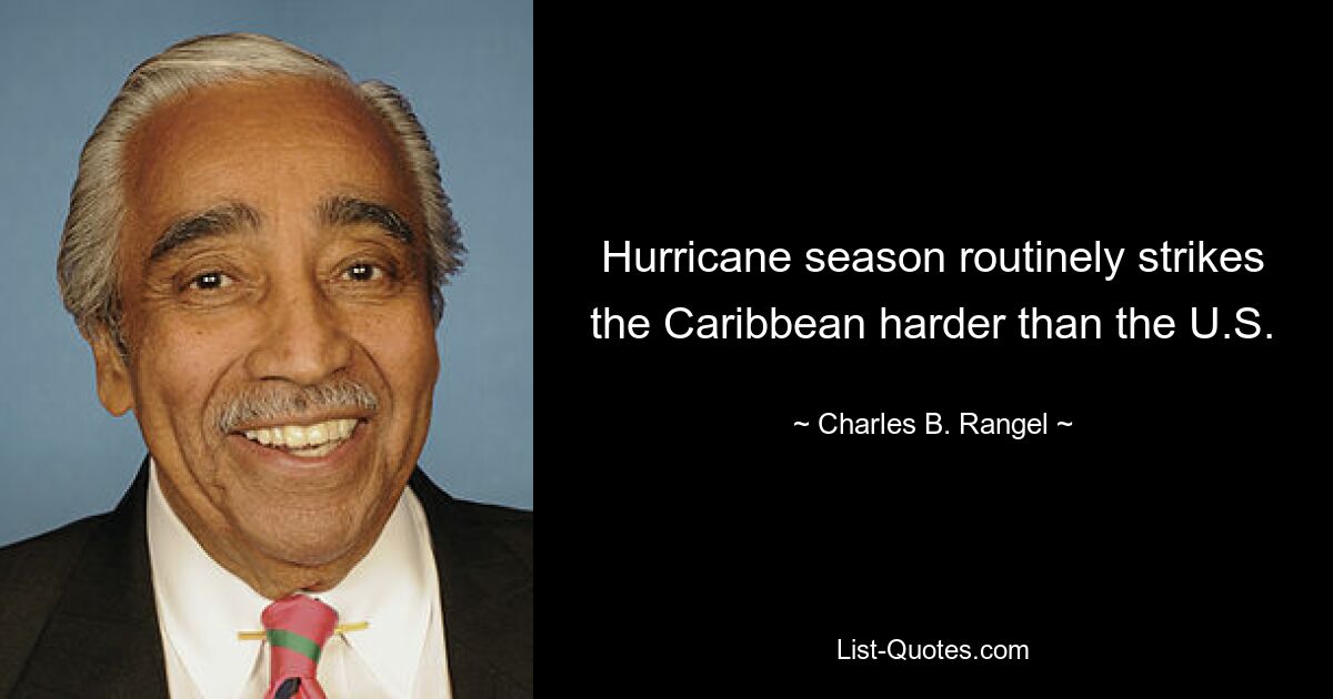 Hurricane season routinely strikes the Caribbean harder than the U.S. — © Charles B. Rangel