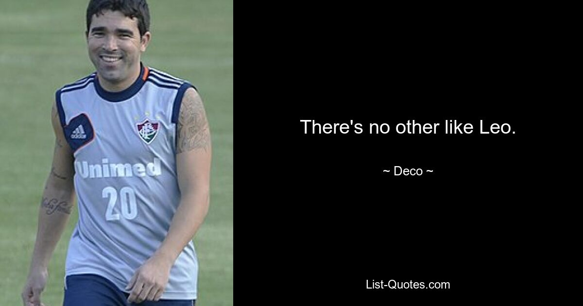 There's no other like Leo. — © Deco