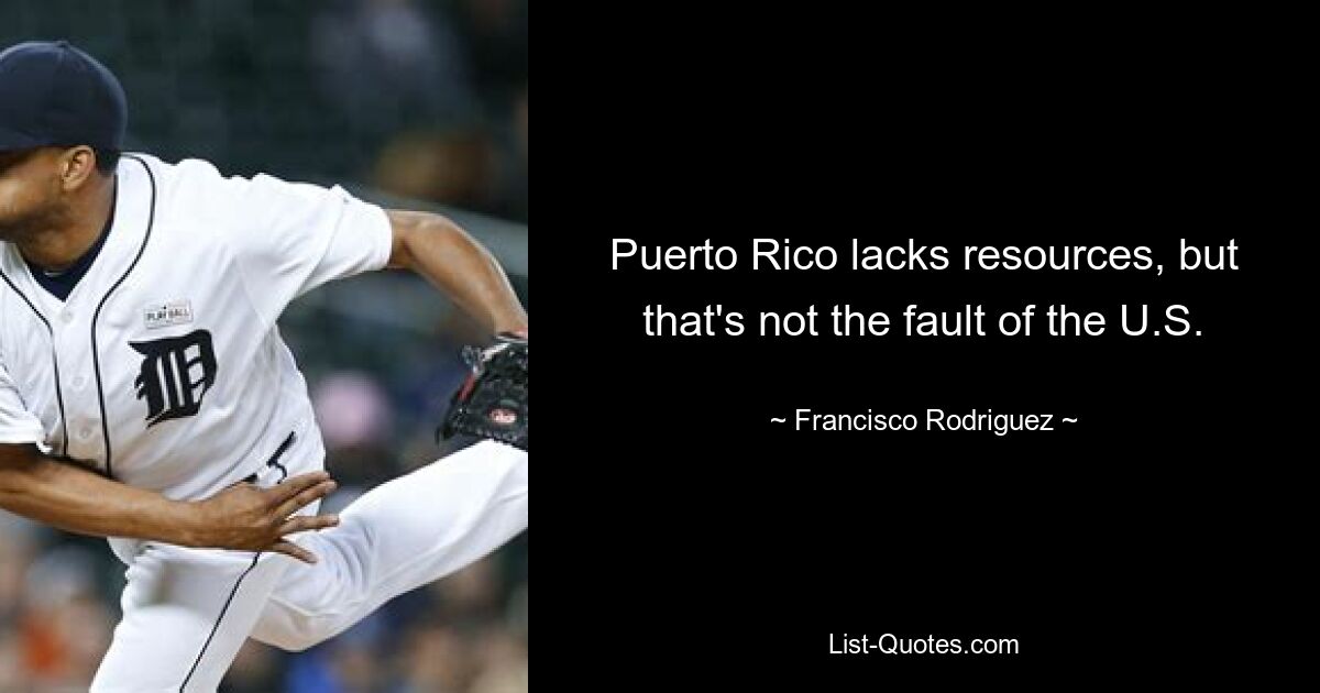 Puerto Rico lacks resources, but that's not the fault of the U.S. — © Francisco Rodriguez