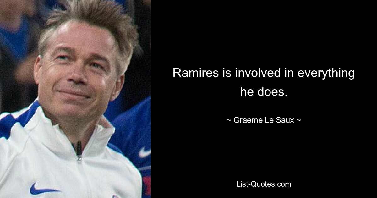 Ramires is involved in everything he does. — © Graeme Le Saux