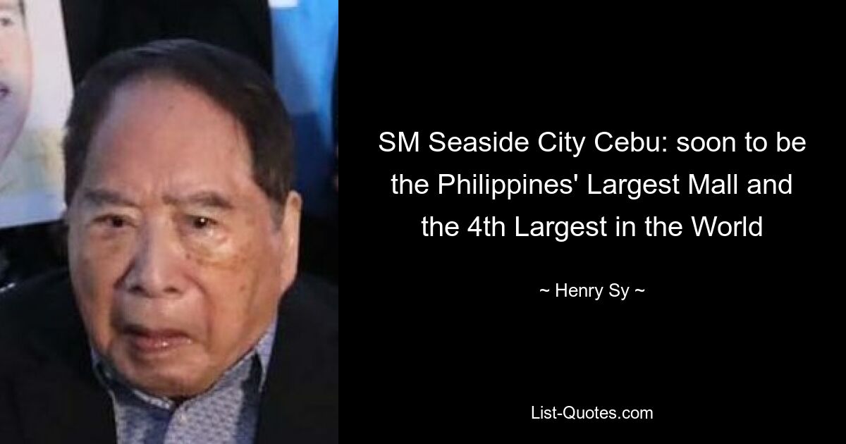 SM Seaside City Cebu: soon to be the Philippines' Largest Mall and the 4th Largest in the World — © Henry Sy