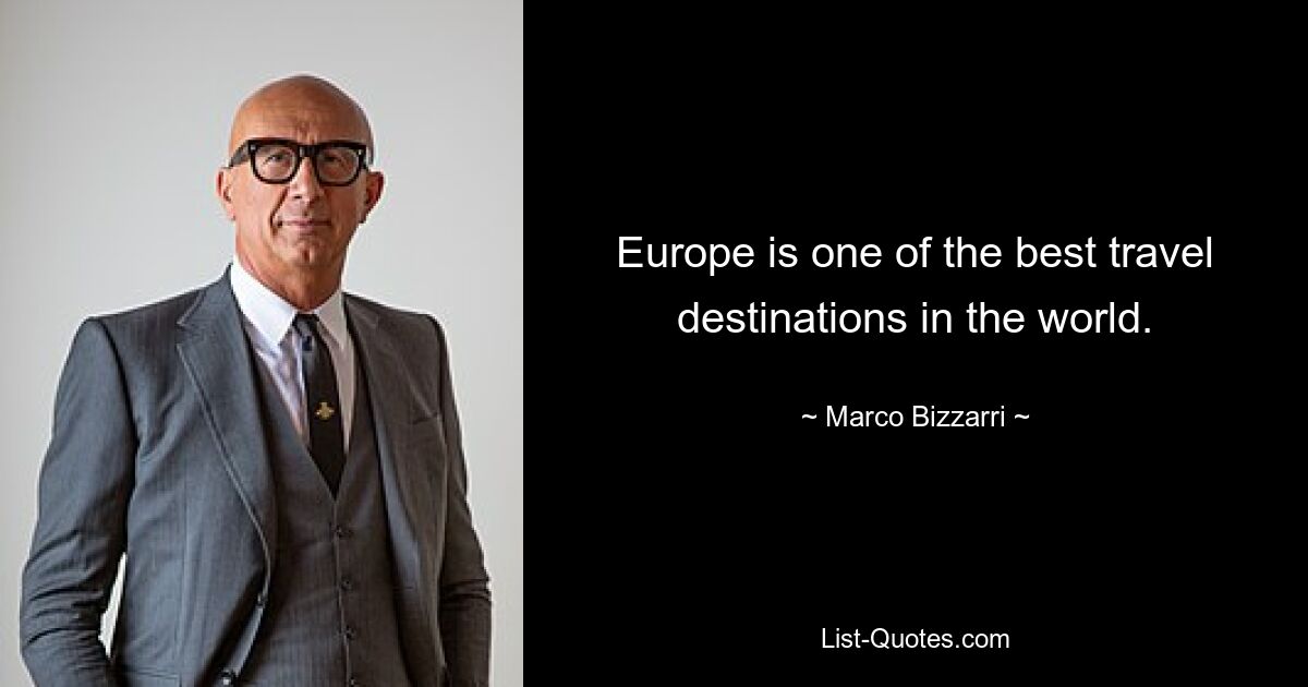 Europe is one of the best travel destinations in the world. — © Marco Bizzarri