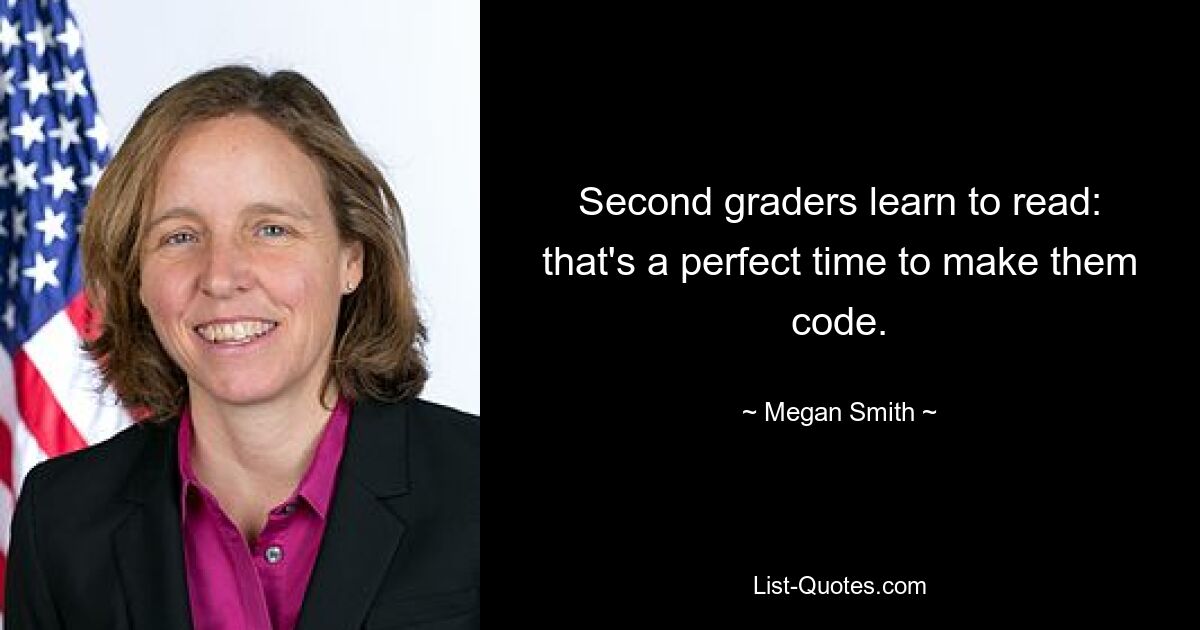 Second graders learn to read: that's a perfect time to make them code. — © Megan Smith