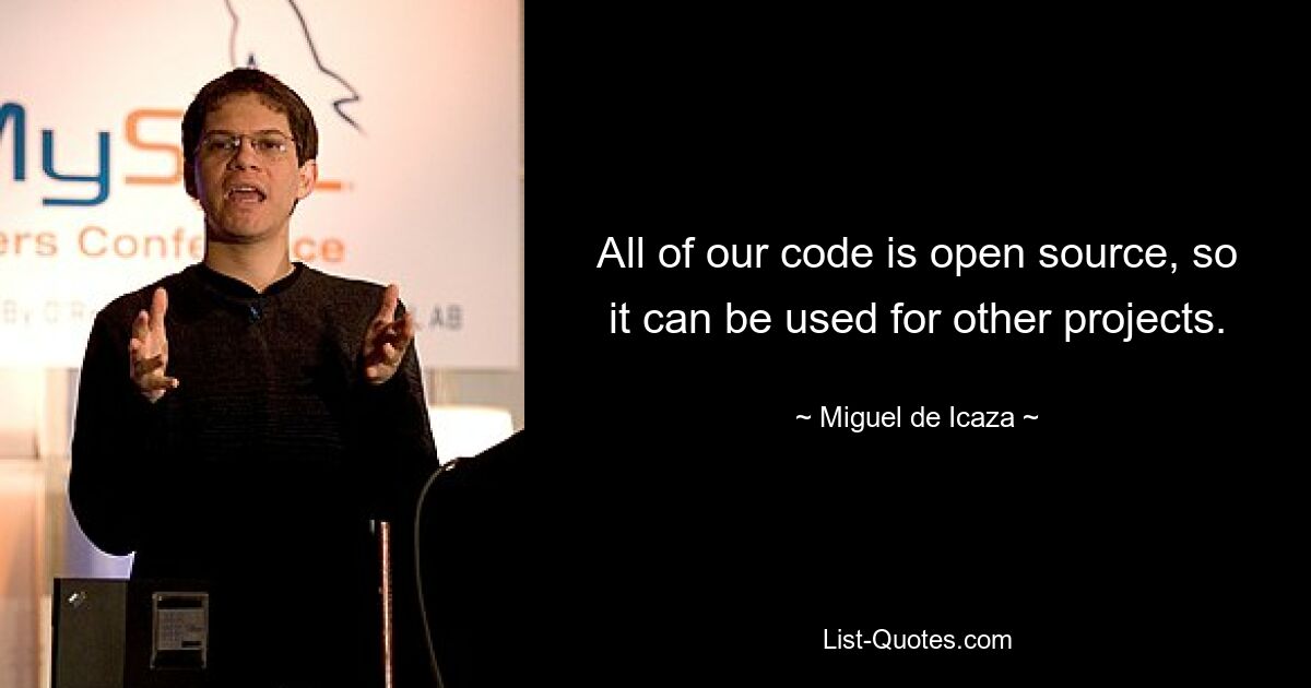 Весь наш код с открытым исходным кодом, поэтому его можно использовать для других проектов. — © Мигель де Икаса 