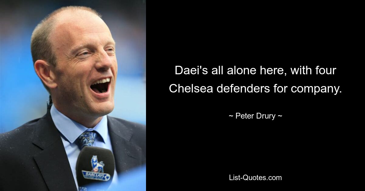 Daei's all alone here, with four Chelsea defenders for company. — © Peter Drury