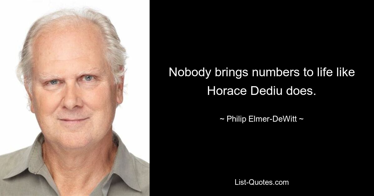 Nobody brings numbers to life like Horace Dediu does. — © Philip Elmer-DeWitt