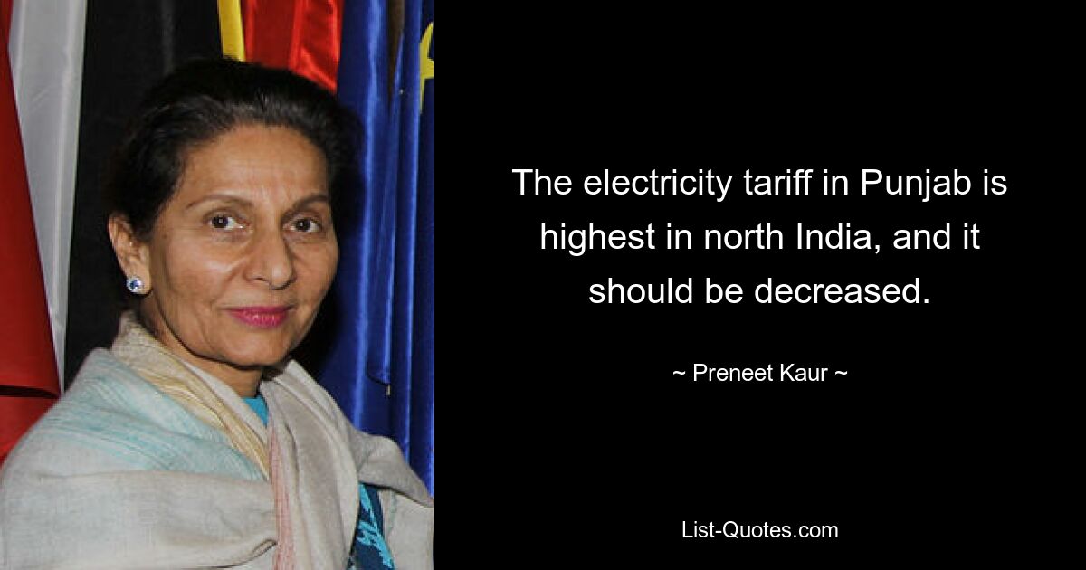 The electricity tariff in Punjab is highest in north India, and it should be decreased. — © Preneet Kaur