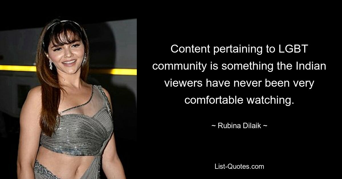 Content pertaining to LGBT community is something the Indian viewers have never been very comfortable watching. — © Rubina Dilaik