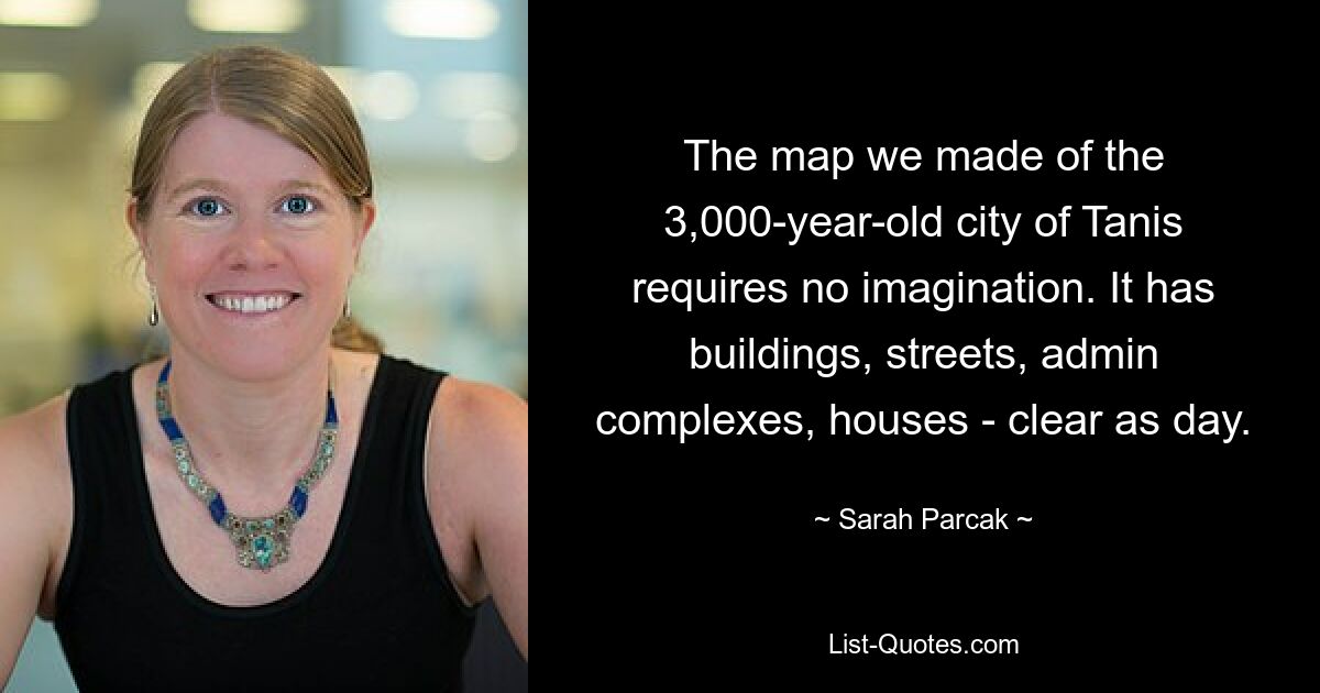 The map we made of the 3,000-year-old city of Tanis requires no imagination. It has buildings, streets, admin complexes, houses - clear as day. — © Sarah Parcak