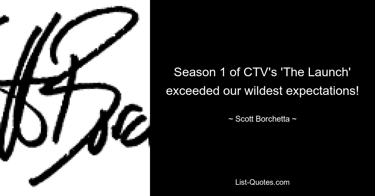 Season 1 of CTV's 'The Launch' exceeded our wildest expectations! — © Scott Borchetta