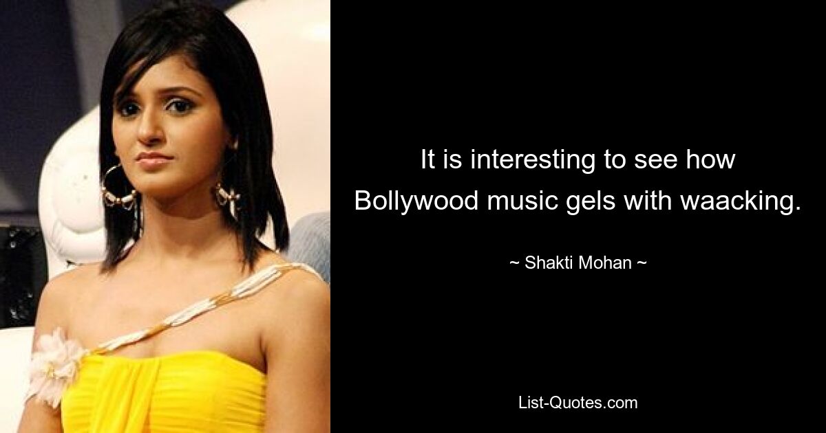 It is interesting to see how Bollywood music gels with waacking. — © Shakti Mohan