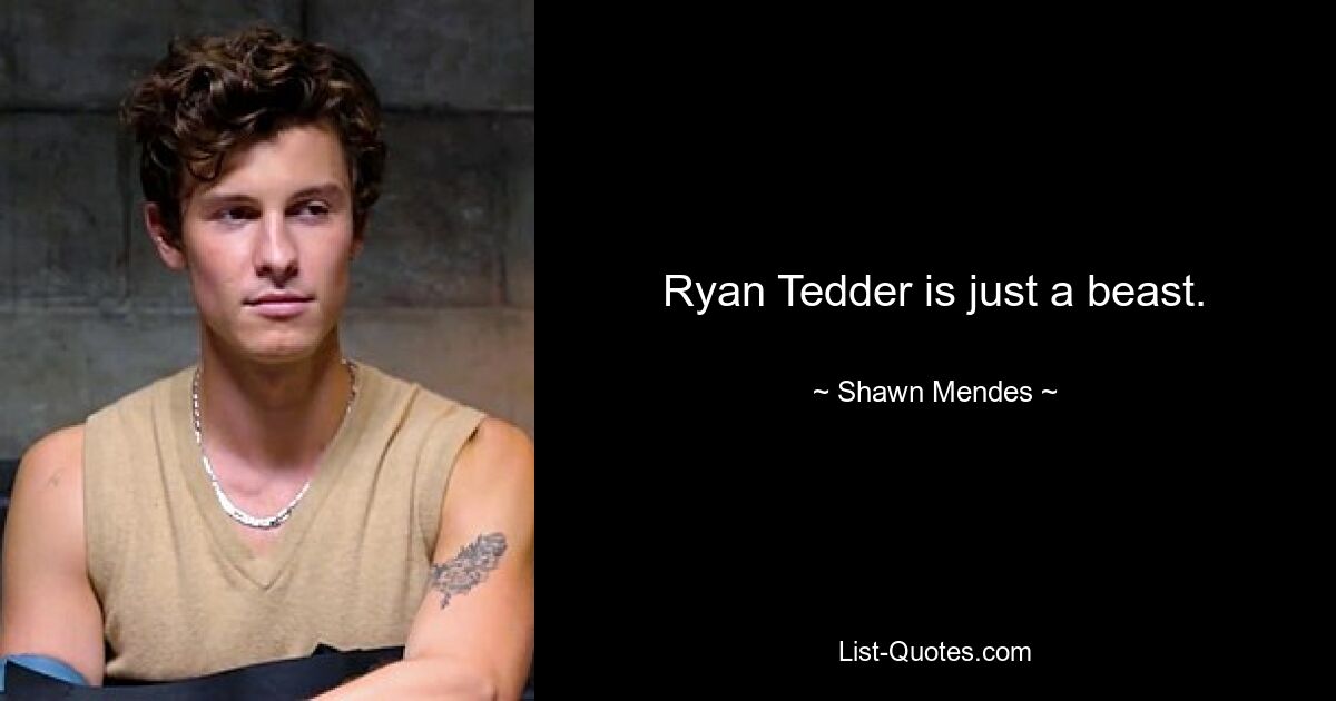 Ryan Tedder is just a beast. — © Shawn Mendes