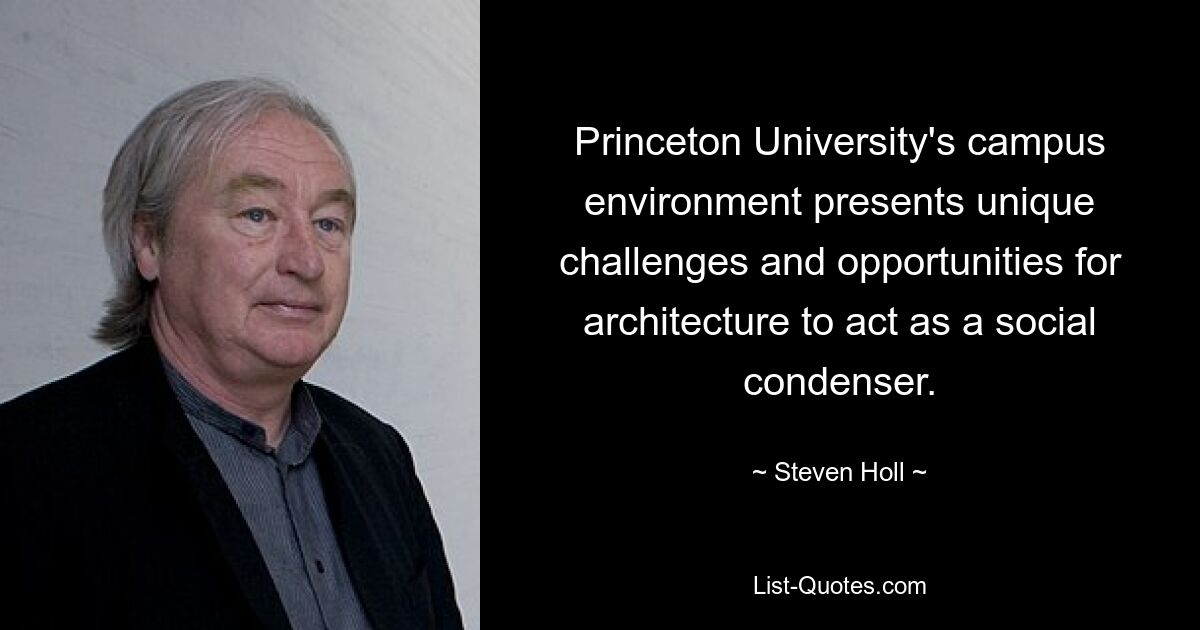 Die Campusumgebung der Princeton University bietet einzigartige Herausforderungen und Möglichkeiten für die Architektur, als sozialer Kondensator zu fungieren. — © Steven Holl