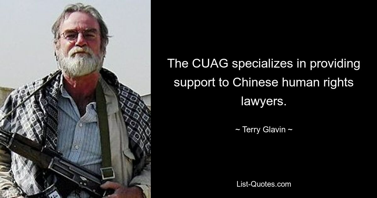 The CUAG specializes in providing support to Chinese human rights lawyers. — © Terry Glavin